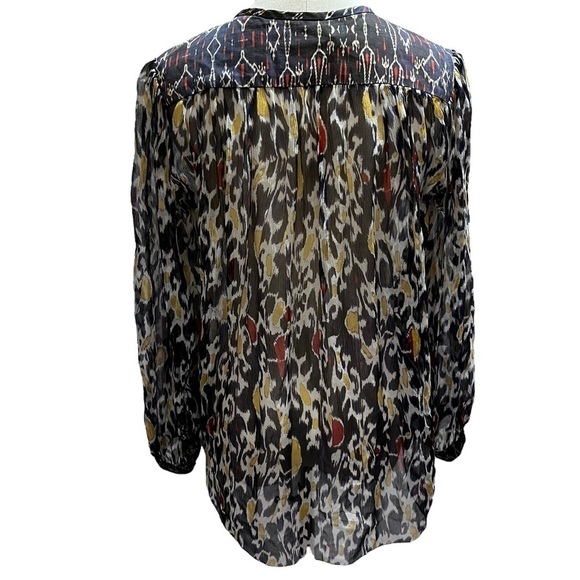 Isabel Marant Blouse Pilay Multi
Printed Silk Sheer SZ 36/US SM Long Sleeve Top - Picture 15 of 16